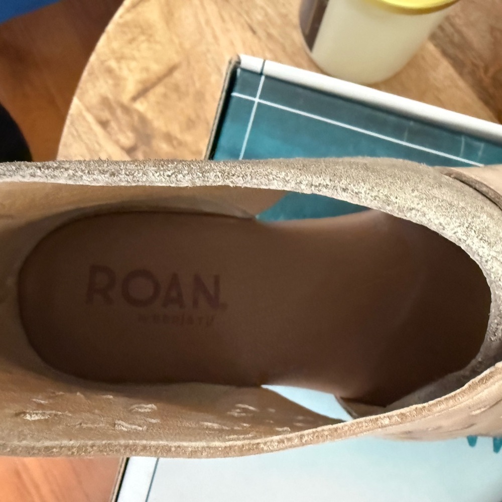 Women's Beige Roan by Bed Stu Cutout Leather Sandals - - Picture 4 of 7